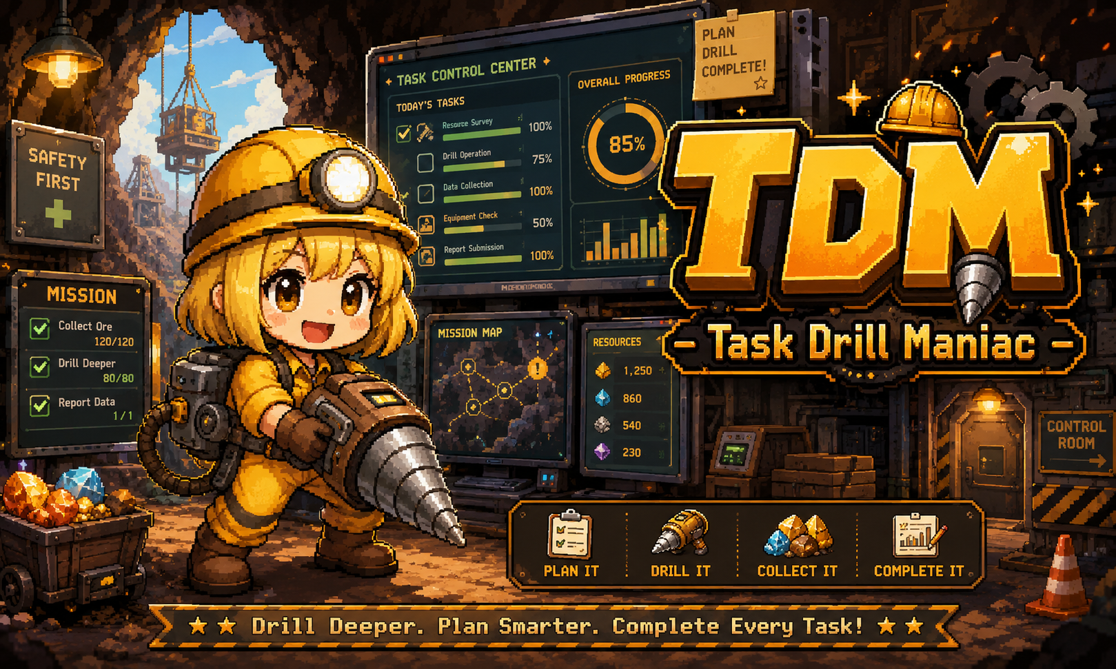 TDM — Task Drill Maniac